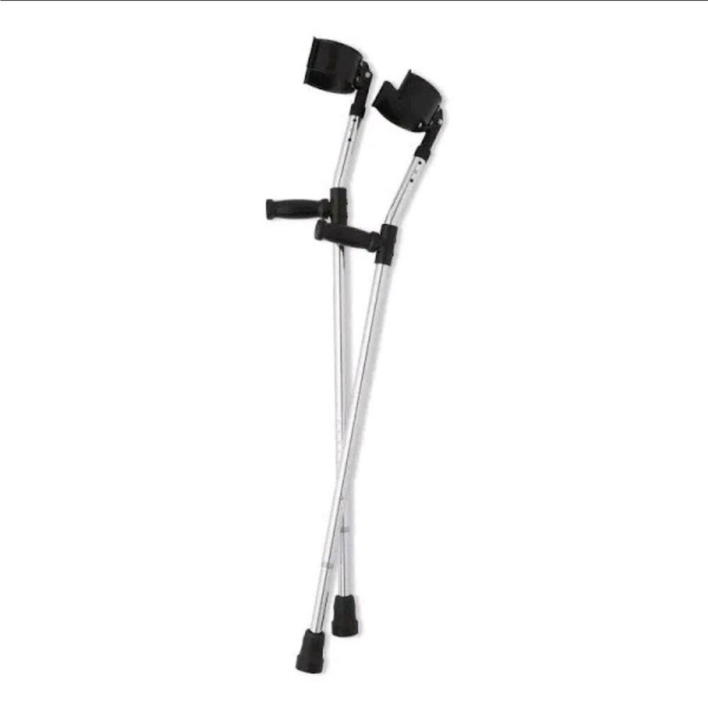 Adult Forearm Crutches, Guardian G05161 Aluminum 300 lb Pair 5'0"-6'2"